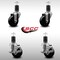 Service Caster 3.5'' SS Phenolic Wheel Swivel 1-5/8'' Expand Stem Caster Set 2 Brakes, 4PK SCC-SSEX20S3514-PHS-2-TLB-2-158 - alternate 5